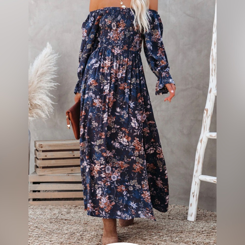 VICI Hayes floral off the shoulder maxi dress